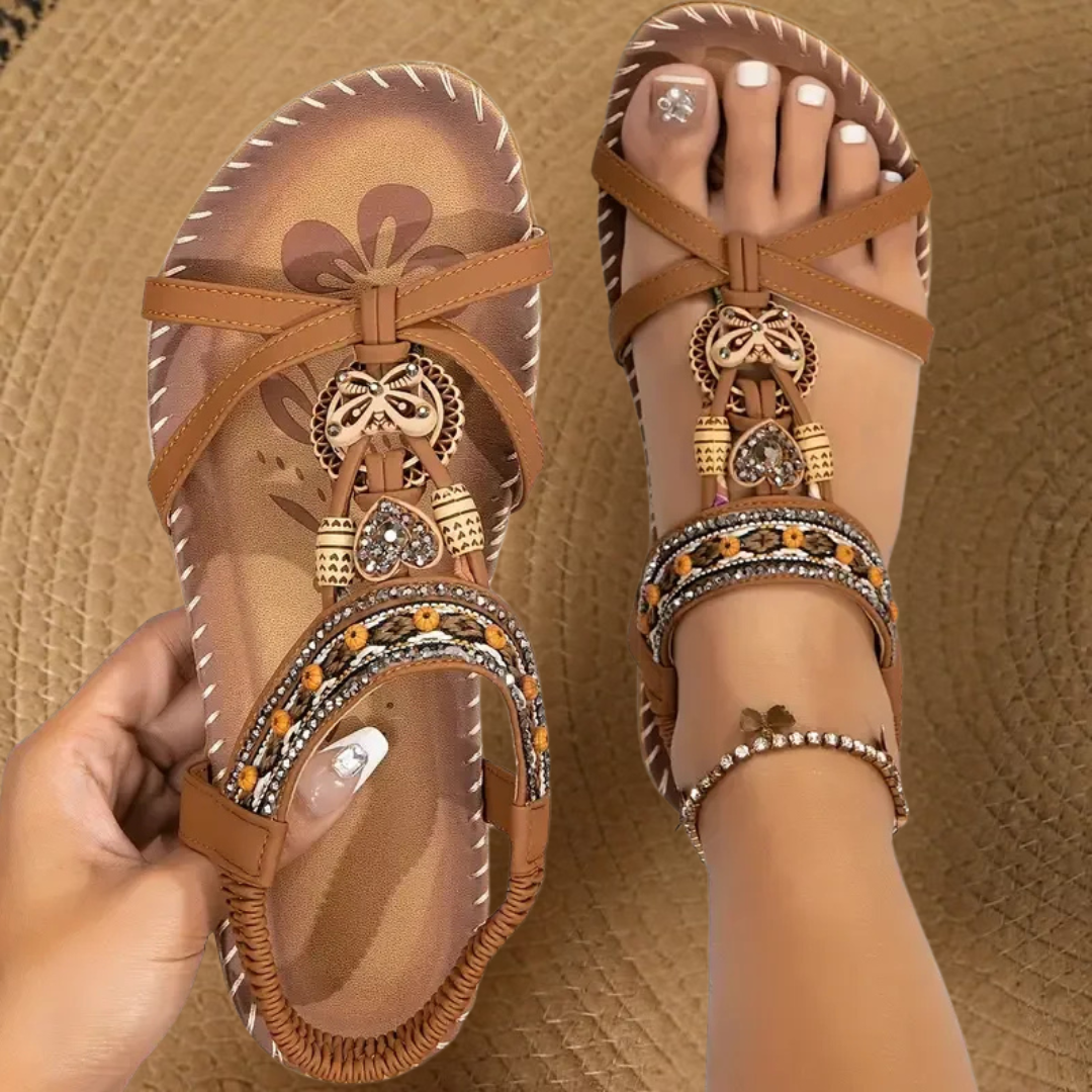 Flora | Sandalias Estilo Ibiza que Combinan Comodidad y Elegancia