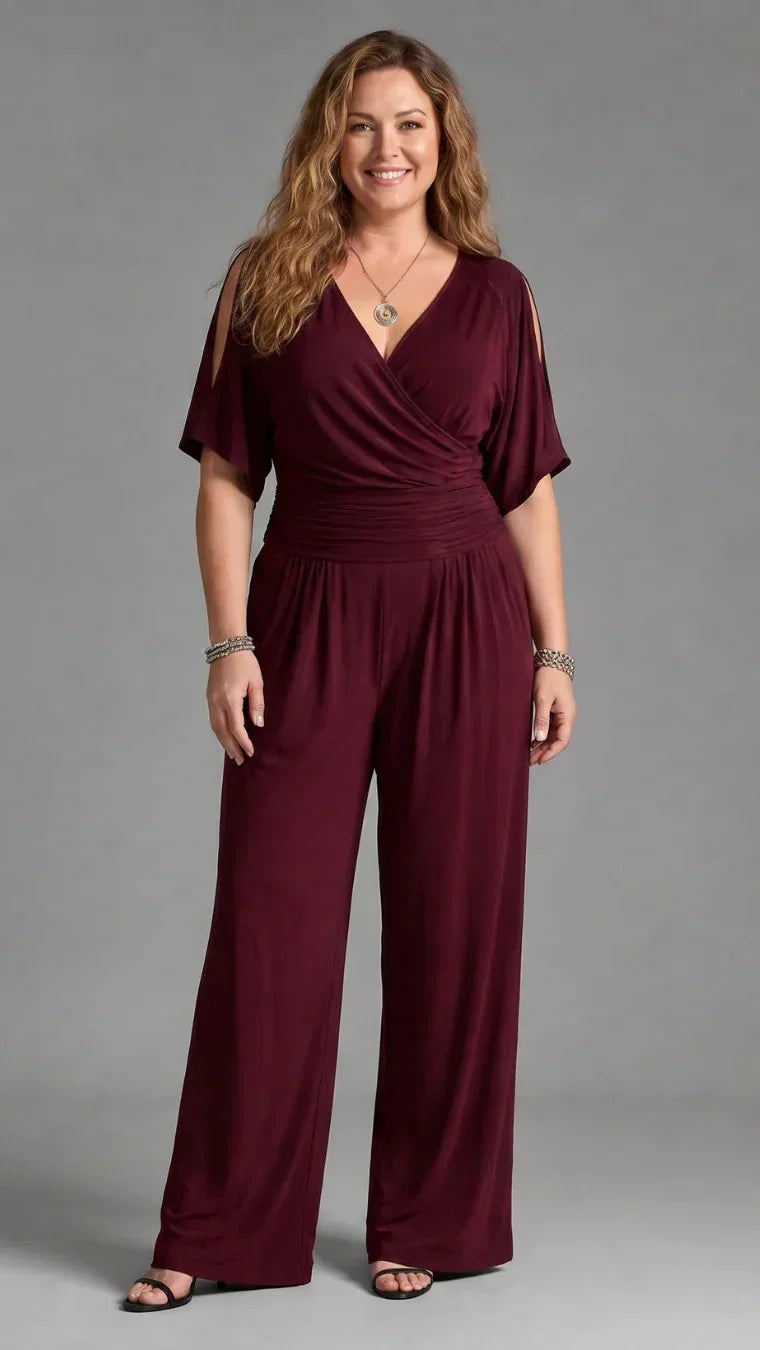 Nyxara | Jumpsuit Elegante de Hombros Descubiertos