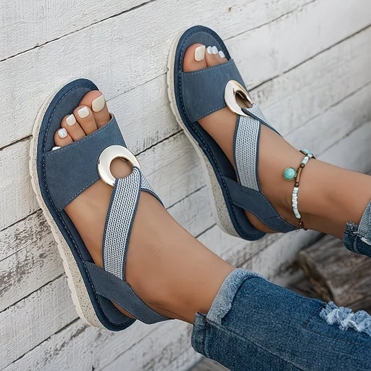 Luna | Sandalias de Confort Ergonómico, Estilo Natural