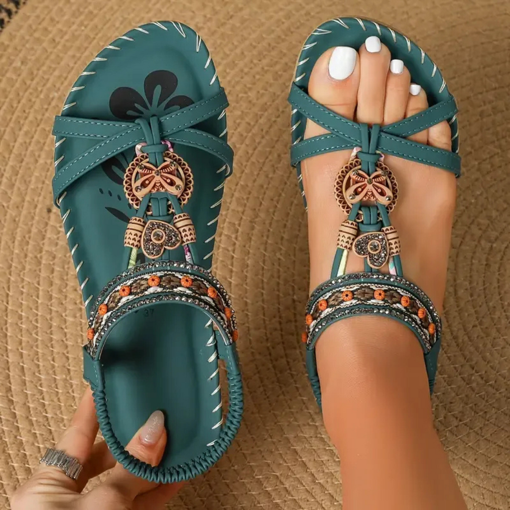 Flora | Sandalias Estilo Ibiza que Combinan Comodidad y Elegancia