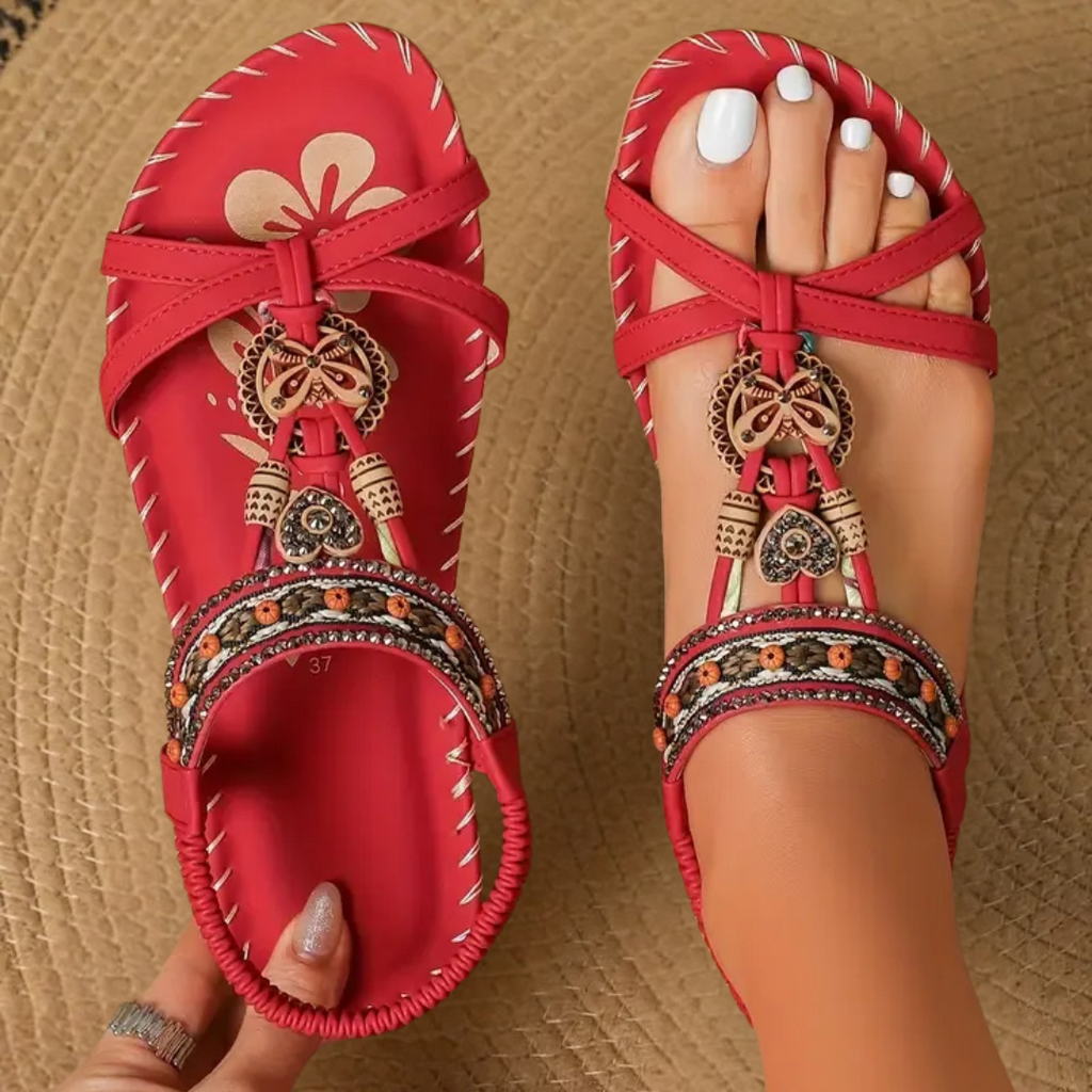 Flora | Sandalias Estilo Ibiza que Combinan Comodidad y Elegancia