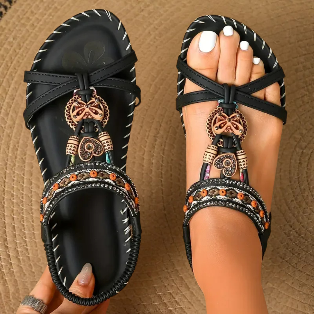 Flora | Sandalias Estilo Ibiza que Combinan Comodidad y Elegancia