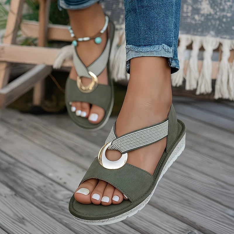 Luna | Sandalias de Confort Ergonómico, Estilo Natural