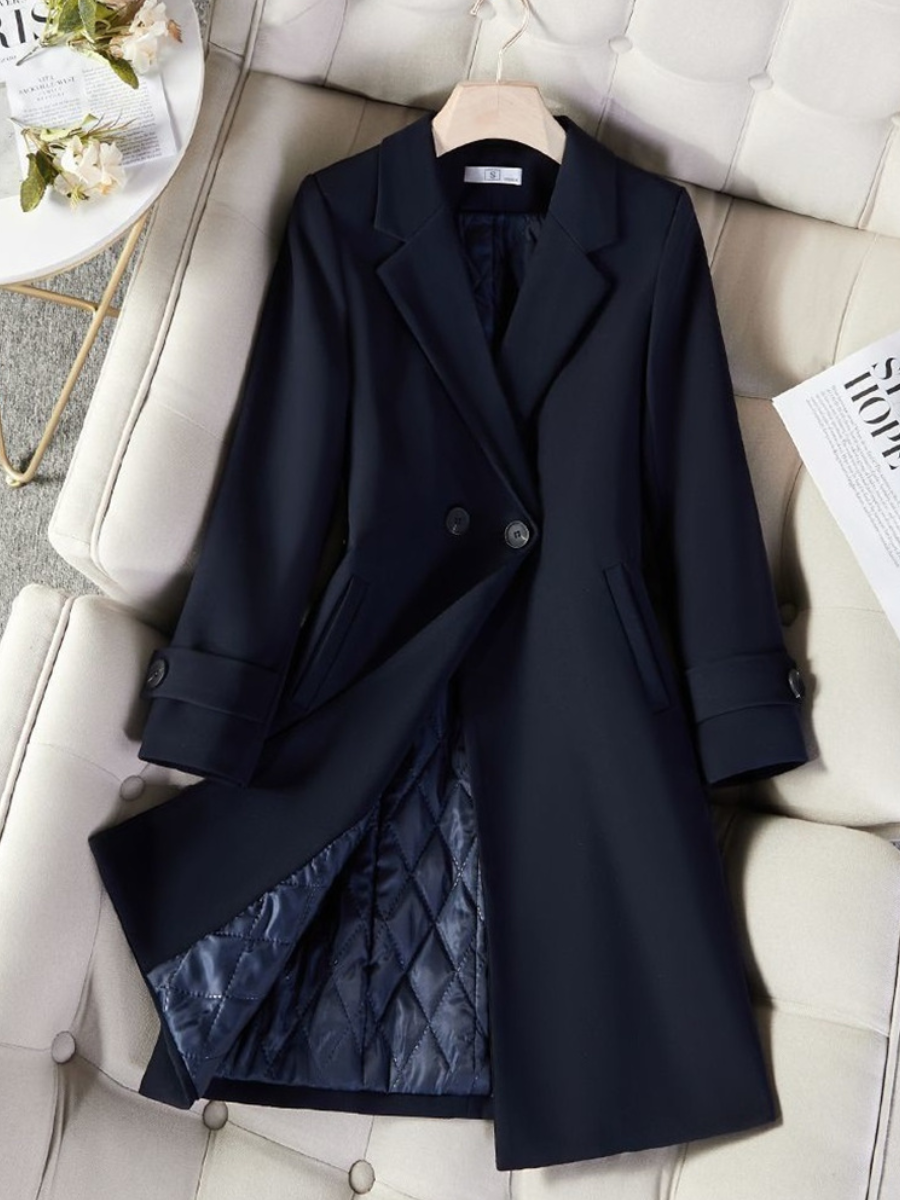 Blazer de Sastrería Femenino Alargado con Forro Acolchado – Valentina