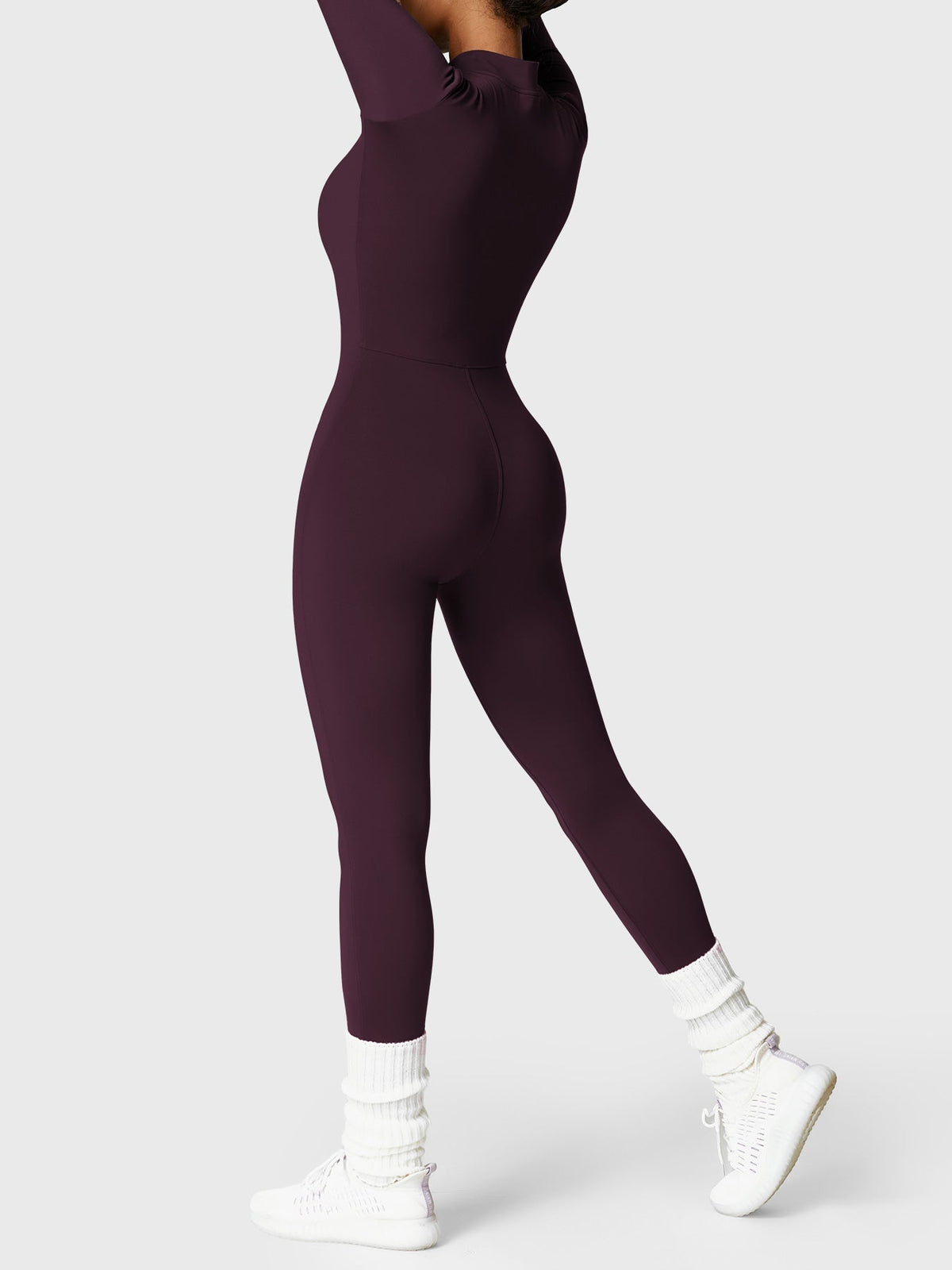 Mono Femenino Térmico Largo Afelpado con Cremallera – Aspen