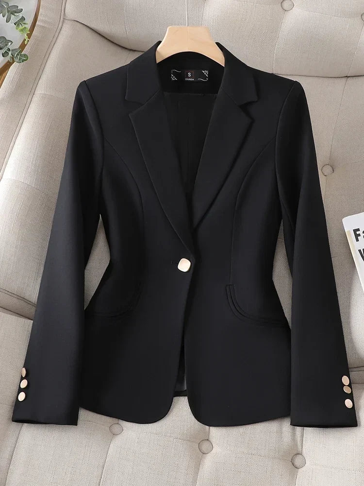 Blazer Femenino de Sastrería Entallado con Forro – Catarina