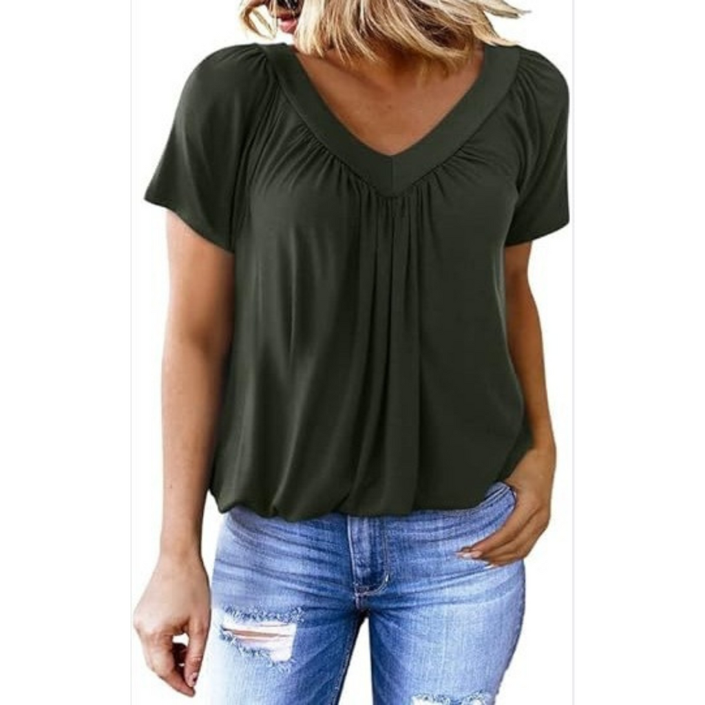 Kennedy | Top Casual con Cuello en V