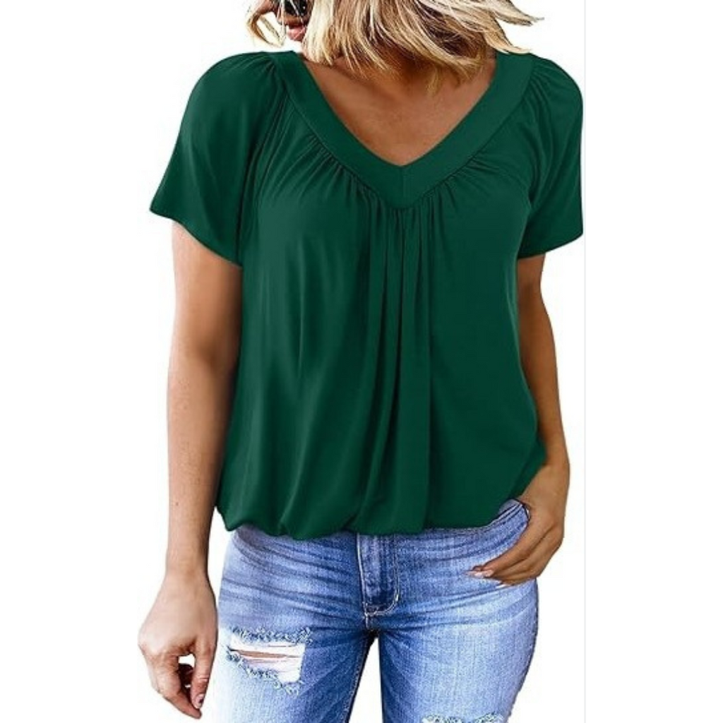 Kennedy | Top Casual con Cuello en V