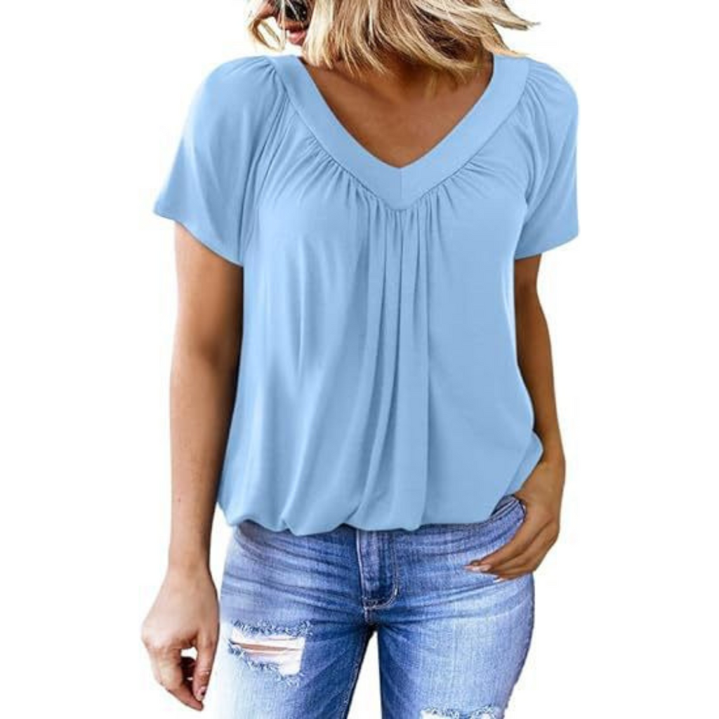 Kennedy | Top Casual con Cuello en V