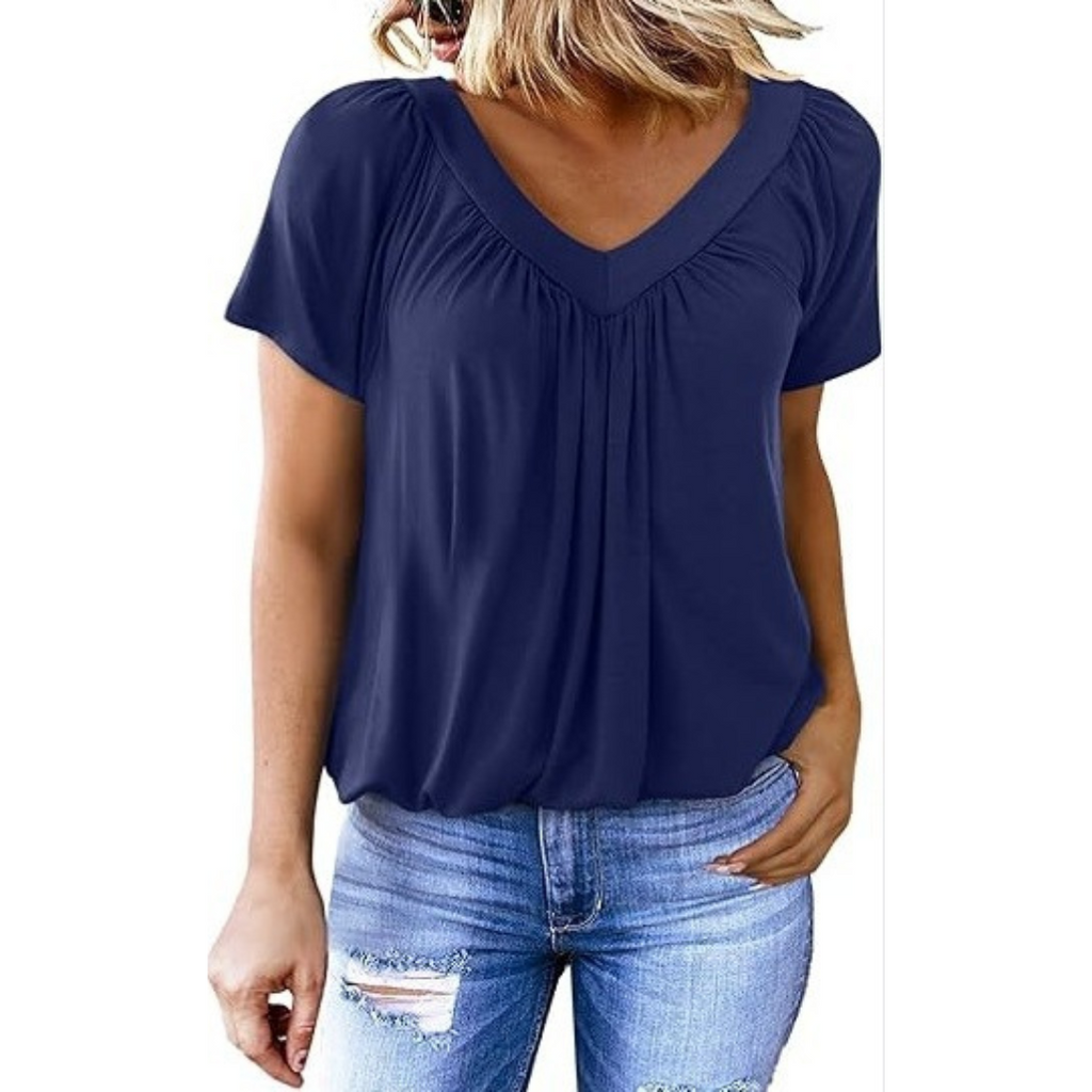 Kennedy | Top Casual con Cuello en V