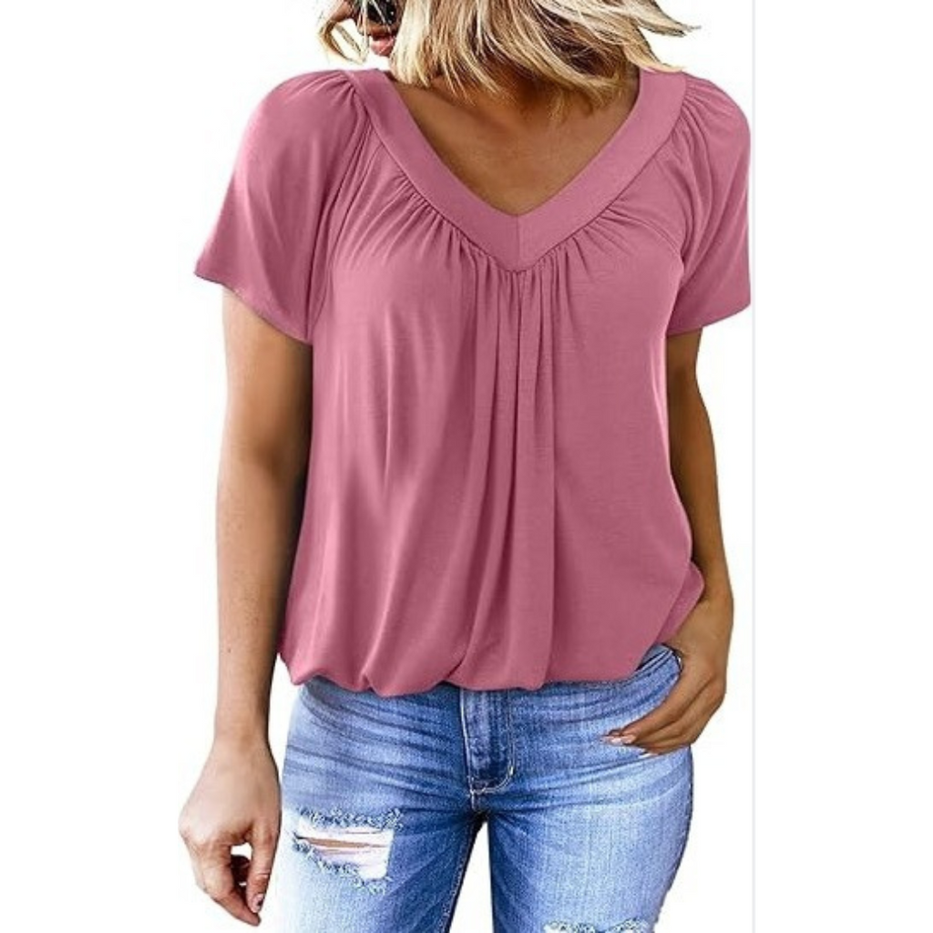 Kennedy | Top Casual con Cuello en V