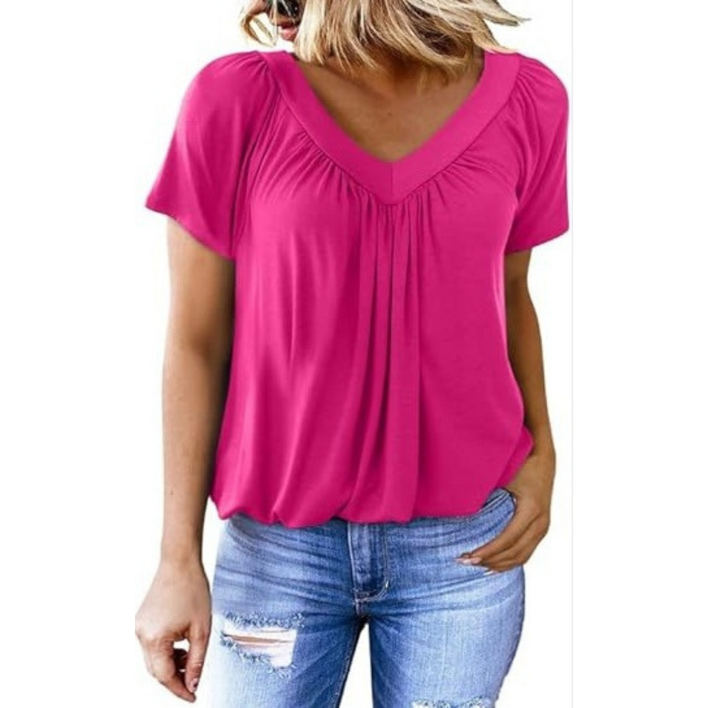 Kennedy | Top Casual con Cuello en V