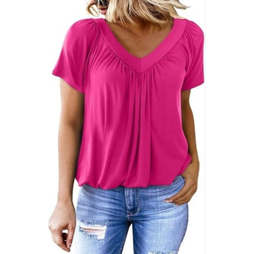 Kennedy | Top Casual con Cuello en V