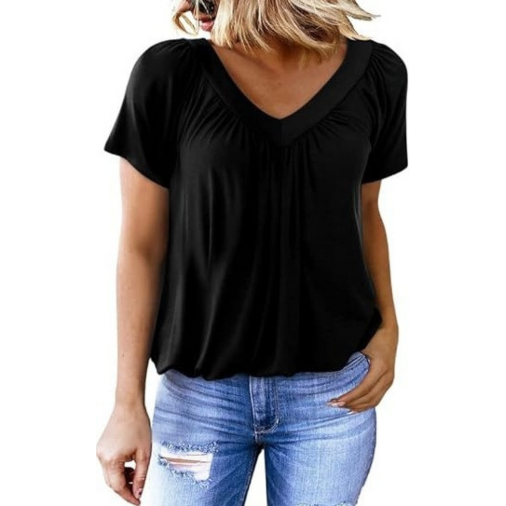 Kennedy | Top Casual con Cuello en V