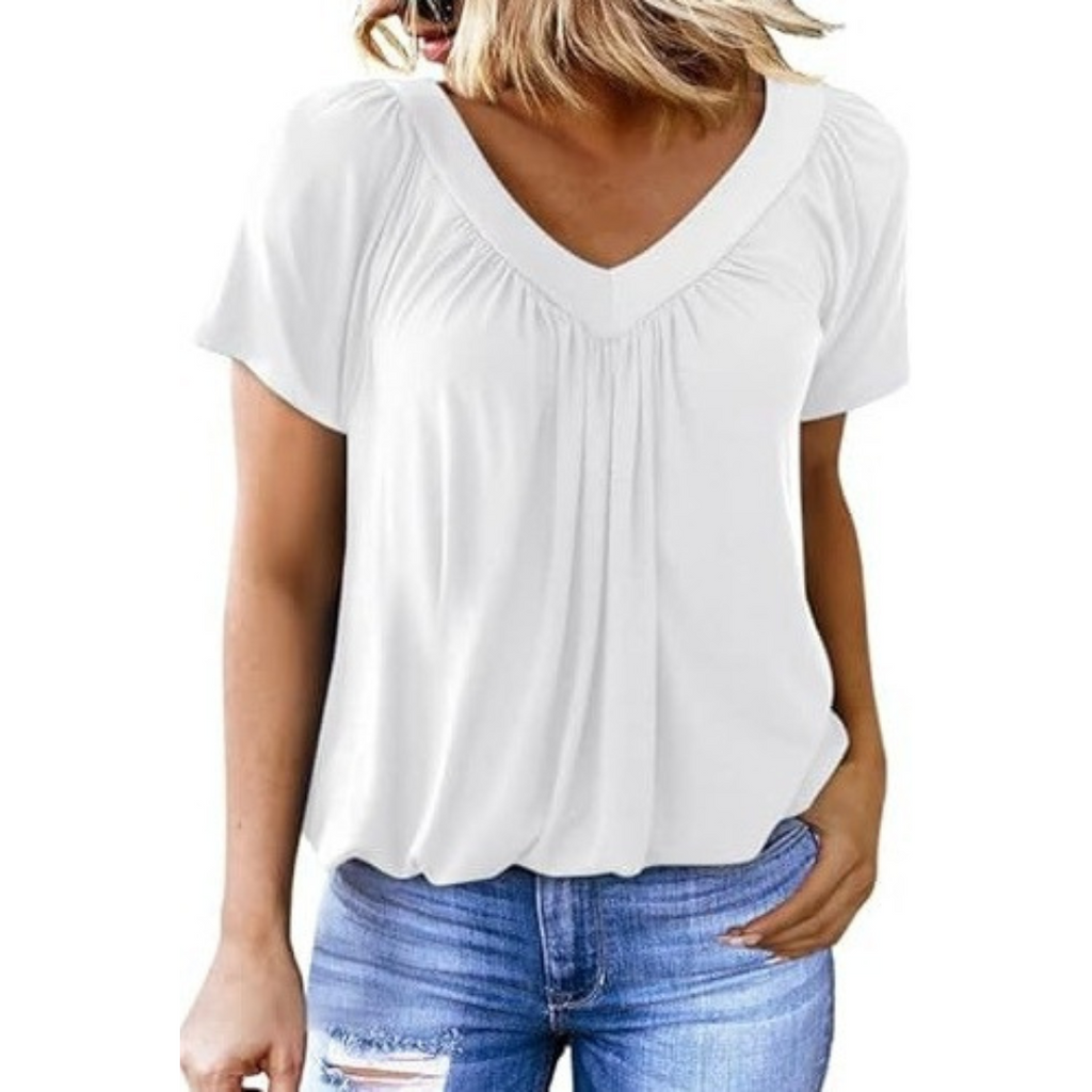 Kennedy | Top Casual con Cuello en V