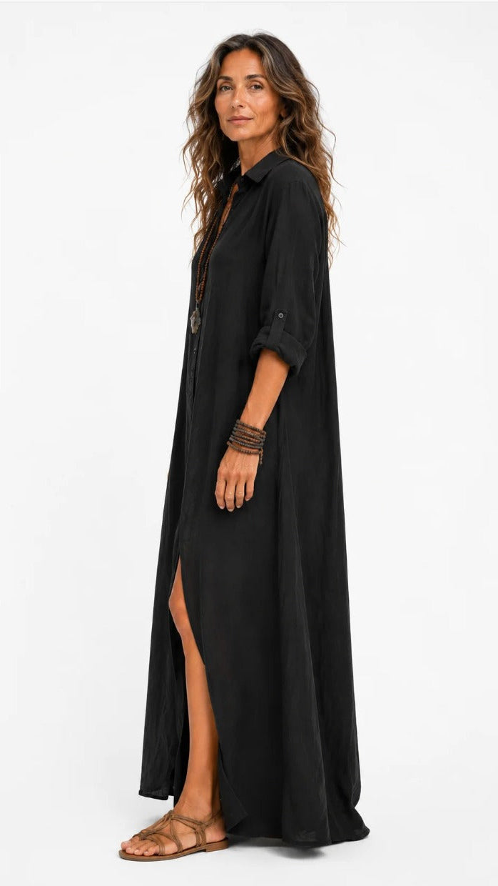 Giulia – Vestido Largo de Lino