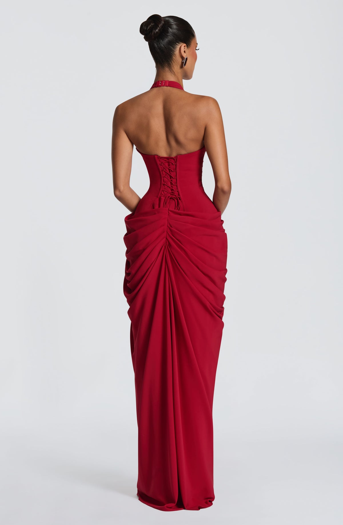 Vestido Largo con Corsé y Abertura – Mireya