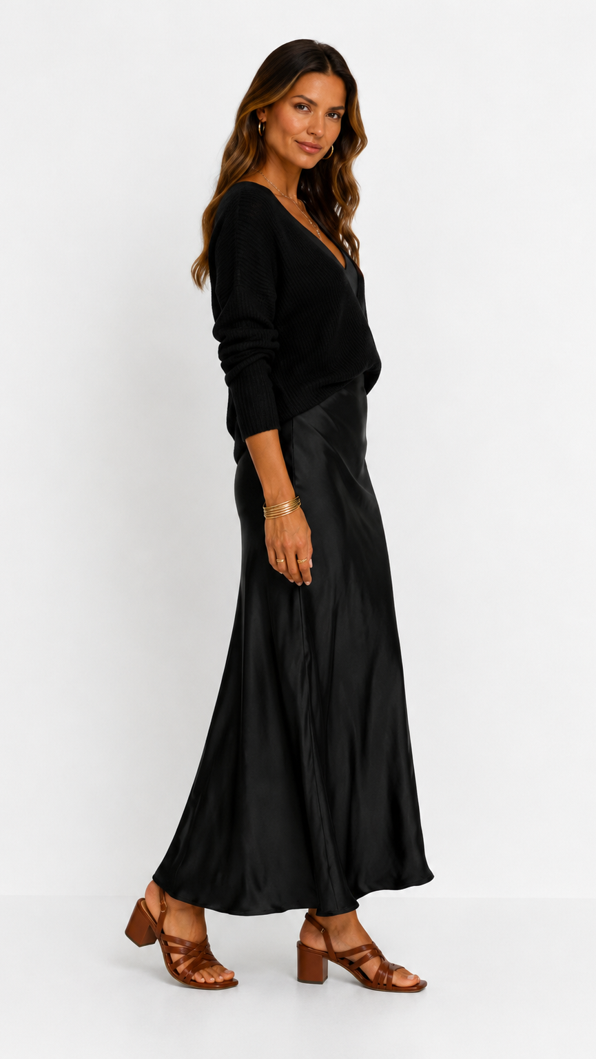 Luna | Vestido Satinado