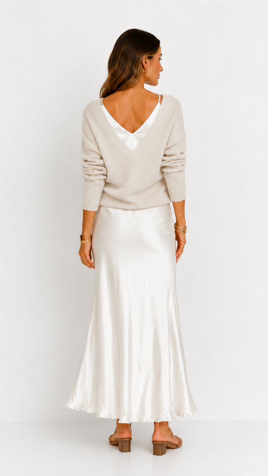 Luna | Vestido Satinado