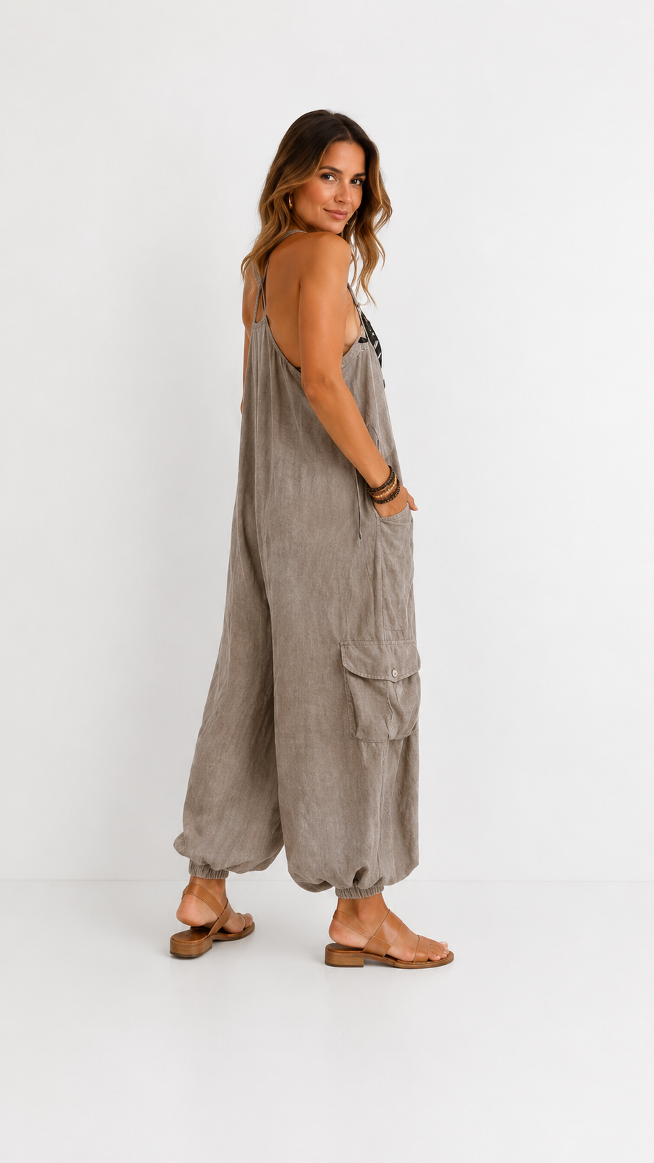Erminilde | Jumpsuit Bordado Estilo Bohemio