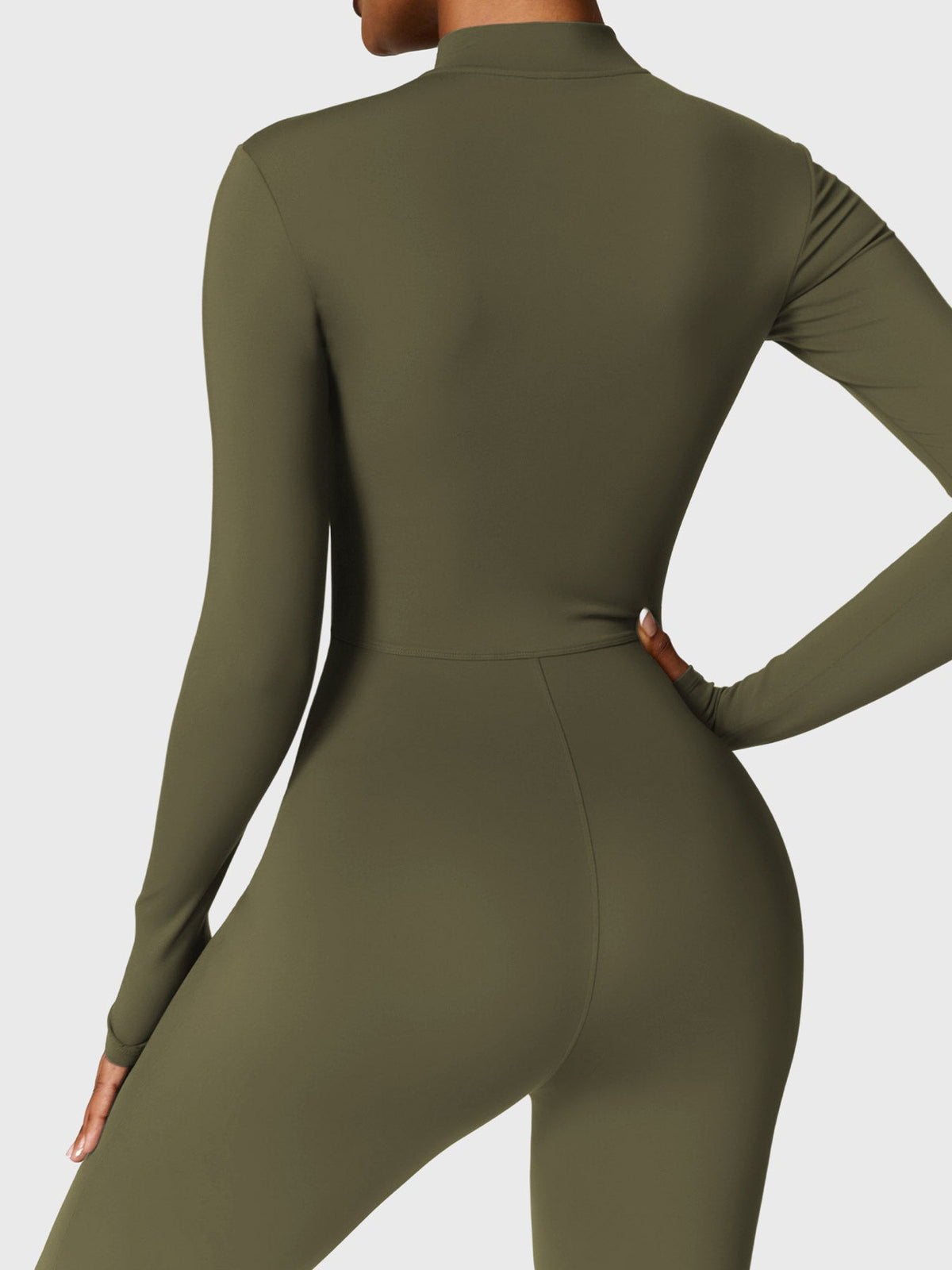 Mono Femenino Térmico Largo Afelpado con Cremallera – Aspen