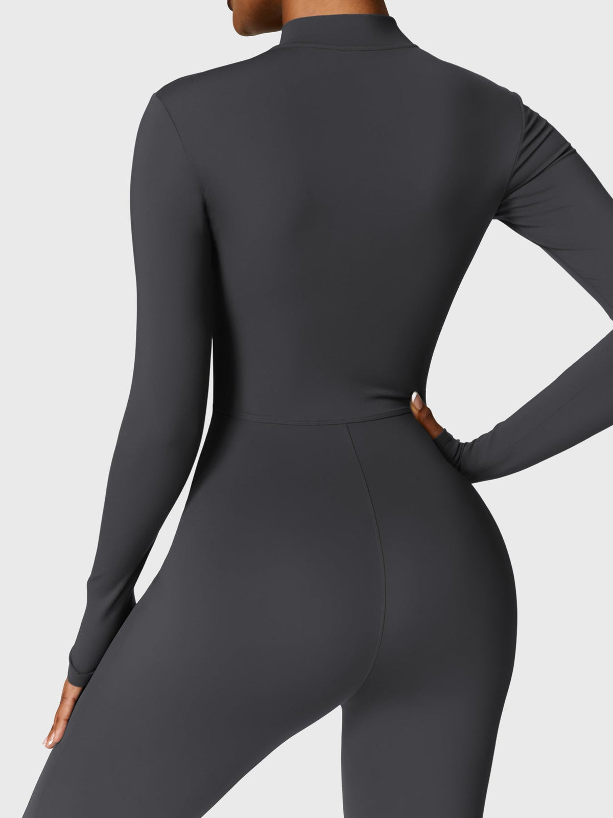 Mono Femenino Térmico Largo Afelpado con Cremallera – Aspen