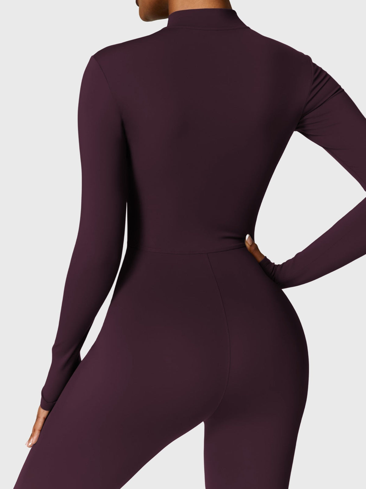 Mono Femenino Térmico Largo Afelpado con Cremallera – Aspen