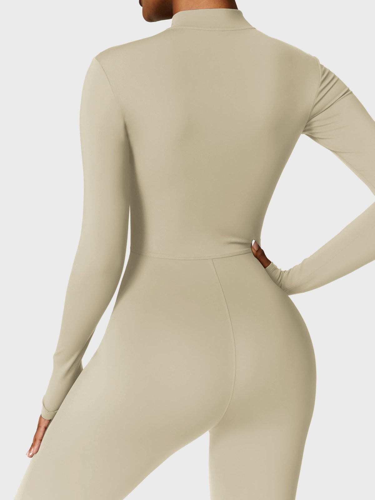 Mono Femenino Térmico Largo Afelpado con Cremallera – Aspen