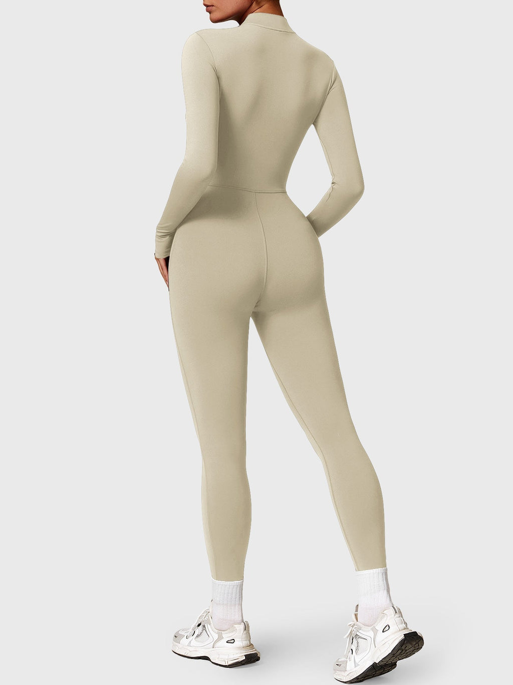 Mono Femenino Térmico Largo Afelpado con Cremallera – Aspen