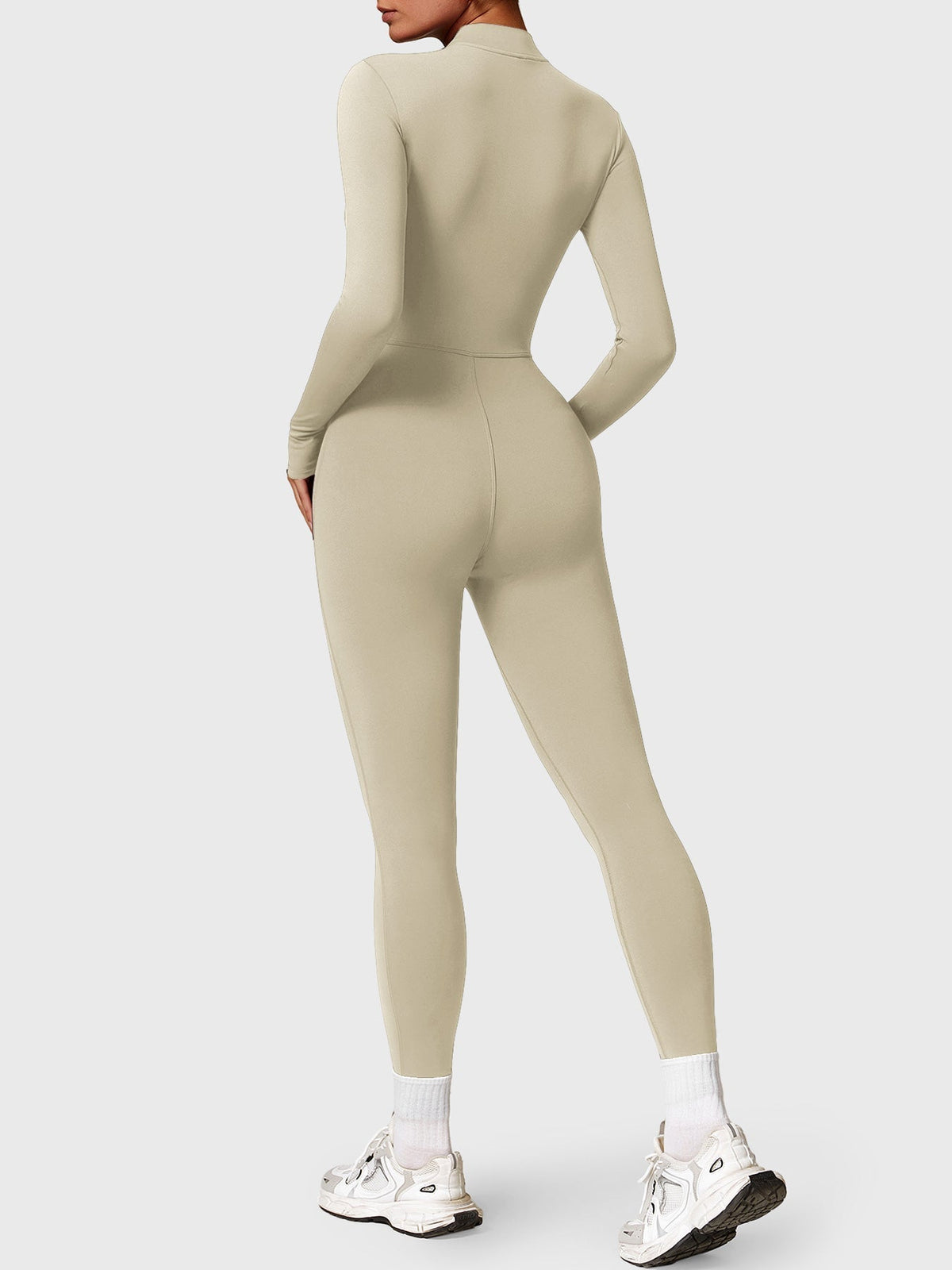 Mono Femenino Térmico Largo Afelpado con Cremallera – Aspen