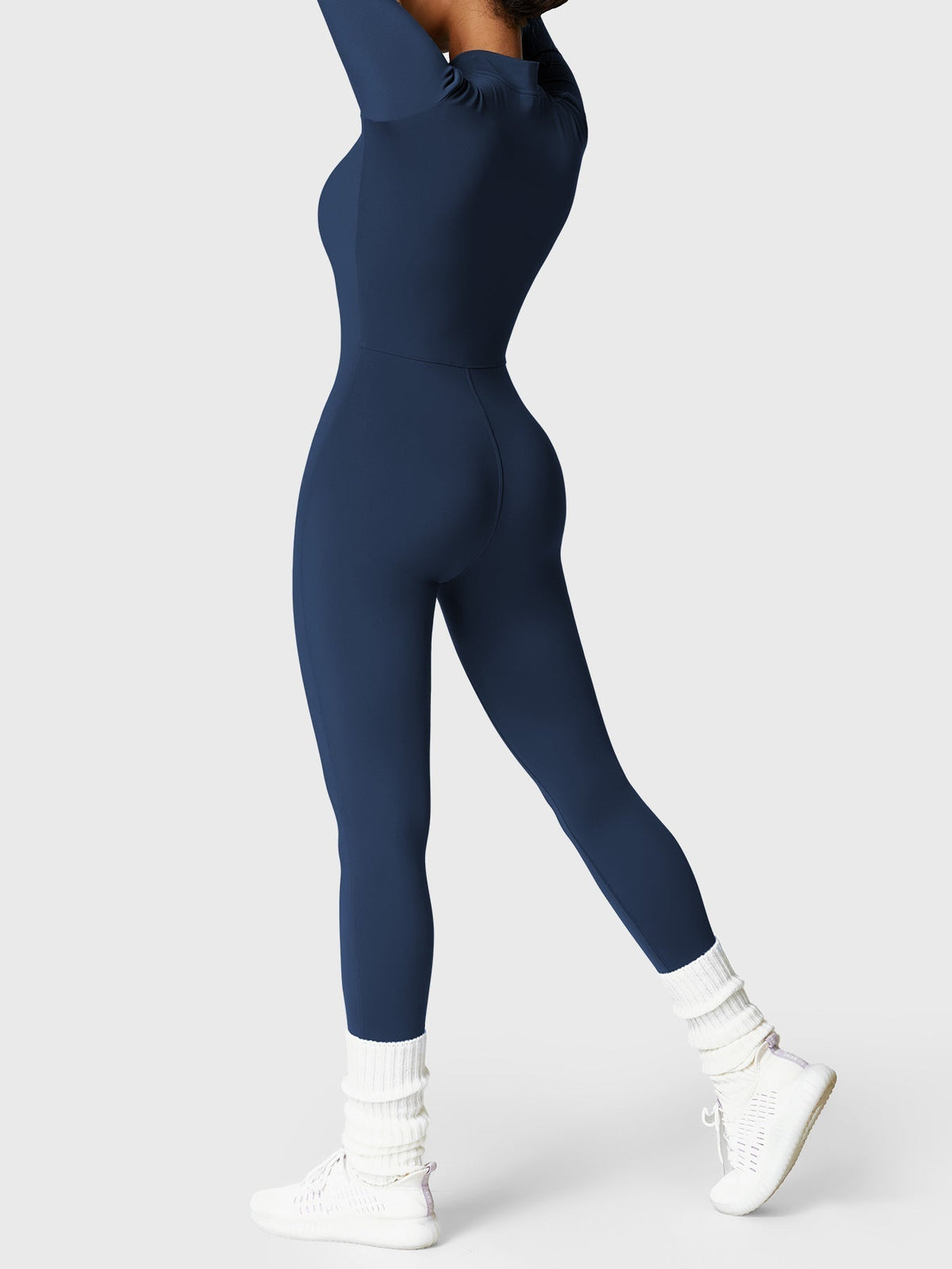 Mono Femenino Térmico Largo Afelpado con Cremallera – Aspen